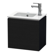 Duravit Waschtischunterschrank L-Cube 42x29,4x40cm, wandhängend, T li, Eiche schwarz