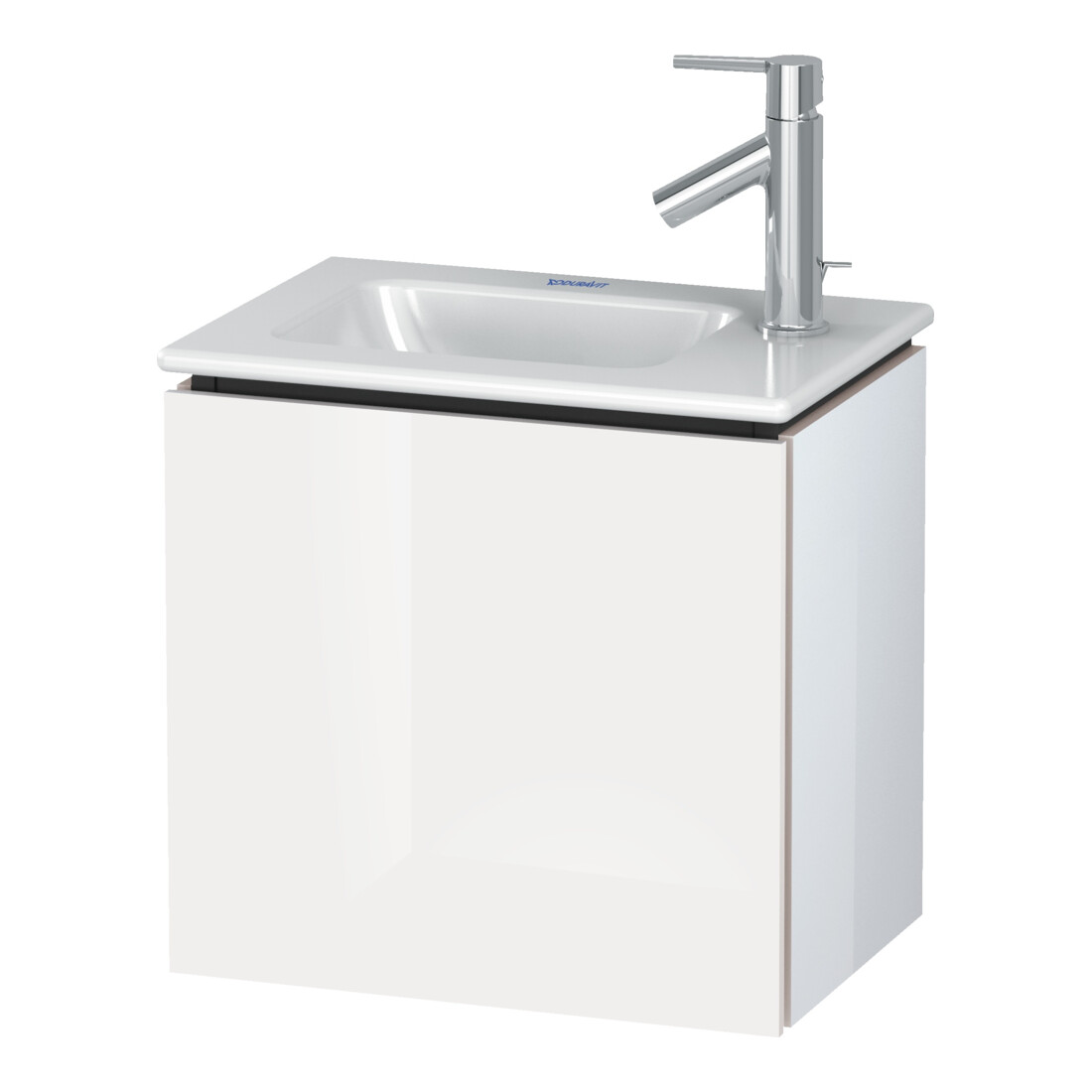 Duravit Waschtischunterschrank L-Cube 42x29,4x40cm, wandhängend, T li, Eiche schwarz
