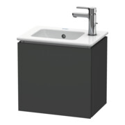 Duravit Waschtischunterschrank L-Cube 42x29,4x40cm, wandhängend, Tür li, graph matt