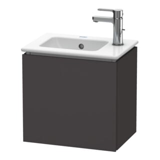 Duravit Waschtischunterschrank L-Cube 42x29,4x40cm, wandhängend, Tür li, graph matt