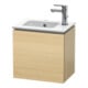 Duravit Waschtischunterschrank L-Cube 42x29,4x40cm, wandhängend, Tür li, med. eiche-1