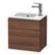 Duravit Waschtischunterschrank L-Cube 42x29,4x40cm, wandhängend, Tür li, Nussb dkl.-1