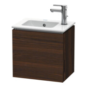 Duravit Waschtischunterschrank L-Cube 42x29,4x40cm, wandhängend, Tür li, Nussb geb.-1