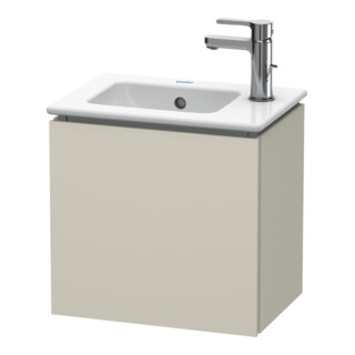 Duravit Waschtischunterschrank L-Cube 42x29,4x40cm, wandhängend, Tür li, taupe matt