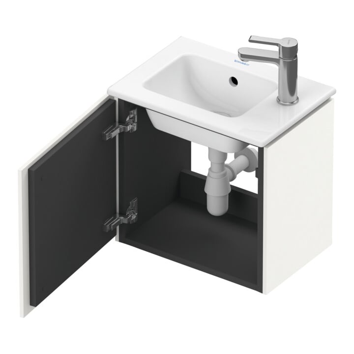 Duravit Waschtischunterschrank L-Cube 42x29,4x40cm, wandhängend, Tür li, we. hgl