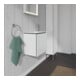 Duravit Waschtischunterschrank L-Cube 42x29,4x40cm, wandhängend, Tür li, we. hgl-4