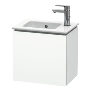 Duravit Waschtischunterschrank L-Cube 42x29,4x40cm, wandhängend, Tür li, weiß matt