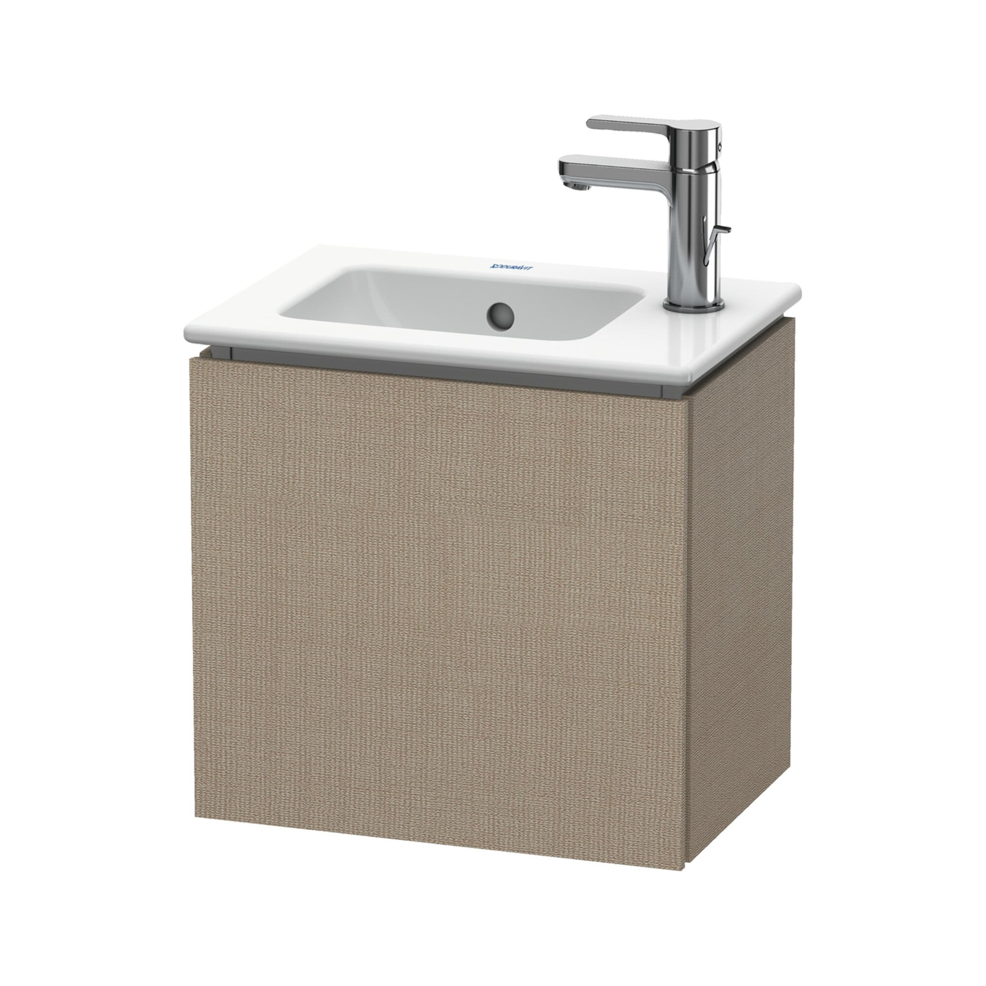 Duravit Waschtischunterschrank L-Cube 42x29,4x40cm, wandhängend, Tür links, leinen