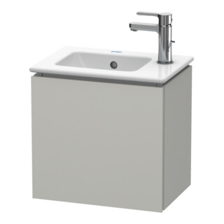 Duravit Waschtischunterschrank L-Cube 42x29,4x40cm, wandhängend, Tür re, betongr ma