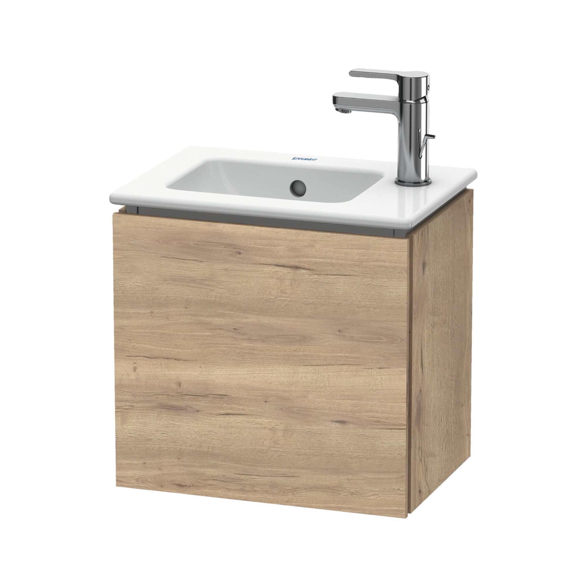 Duravit Waschtischunterschrank L-Cube 42x29,4x40cm, wandhängend, Tür re, Ei marm.