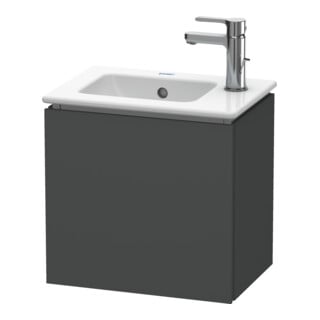 Duravit Waschtischunterschrank L-Cube 42x29,4x40cm, wandhängend, Tür re, graph matt