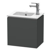 Duravit Waschtischunterschrank L-Cube 42x29,4x40cm, wandhängend, Tür re, graph matt