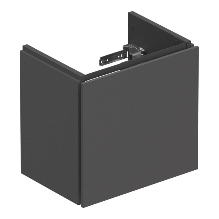 Duravit Waschtischunterschrank L-Cube 42x29,4x40cm, wandhängend, Tür re, graph matt