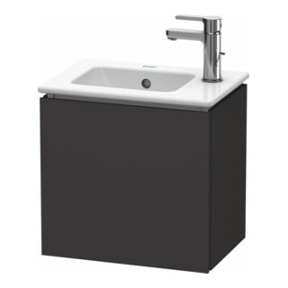 Duravit Waschtischunterschrank L-Cube 42x29,4x40cm, wandhängend, Tür re, graph matt