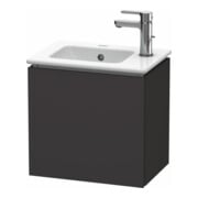 Duravit Waschtischunterschrank L-Cube 42x29,4x40cm, wandhängend, Tür re, graph matt