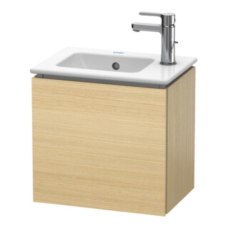 Duravit Waschtischunterschrank L-Cube 42x29,4x40cm, wandhängend, Tür re, med. eiche