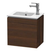 Duravit Waschtischunterschrank L-Cube 42x29,4x40cm, wandhängend, Tür re, Nussb geb.