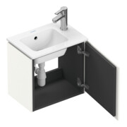 Duravit Waschtischunterschrank L-Cube 42x29,4x40cm, wandhängend, Tür re, we. hgl-2
