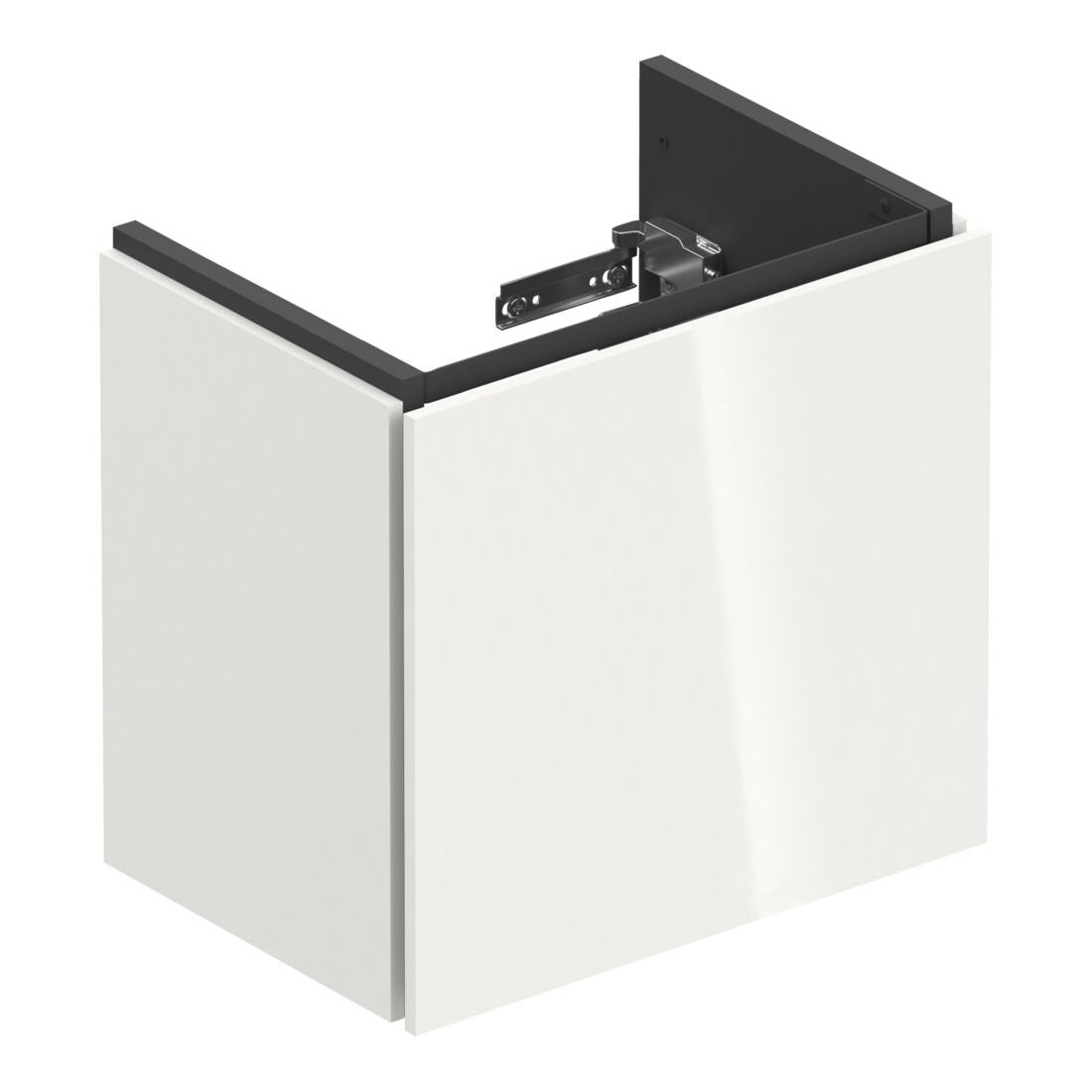 Duravit Waschtischunterschrank L-Cube 42x29,4x40cm, wandhängend, Tür re, we. hgl
