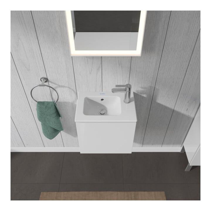 Duravit Waschtischunterschrank L-Cube 42x29,4x40cm, wandhängend, Tür re, we. hgl
