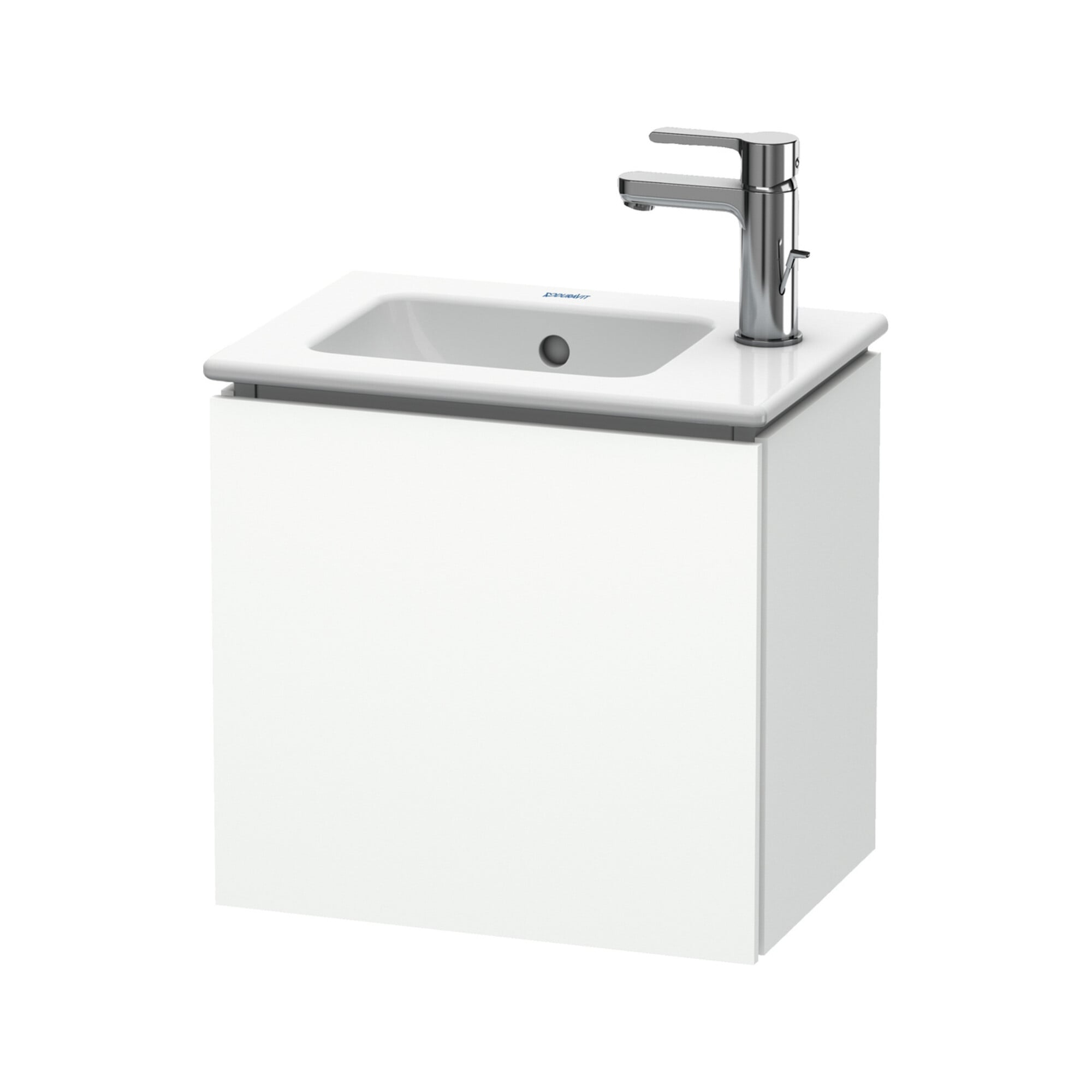 Duravit Waschtischunterschrank L-Cube 42x29,4x40cm, wandhängend, Tür re, we. matt