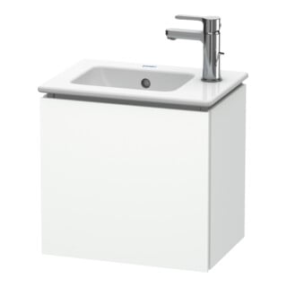 Duravit Waschtischunterschrank L-Cube 42x29,4x40cm, wandhängend, Tür re, weiß matt