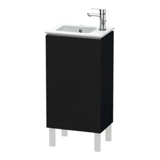 Duravit Waschtischunterschrank L-Cube 42x29,4x70,4cm, steh., T li, Ei schwarz