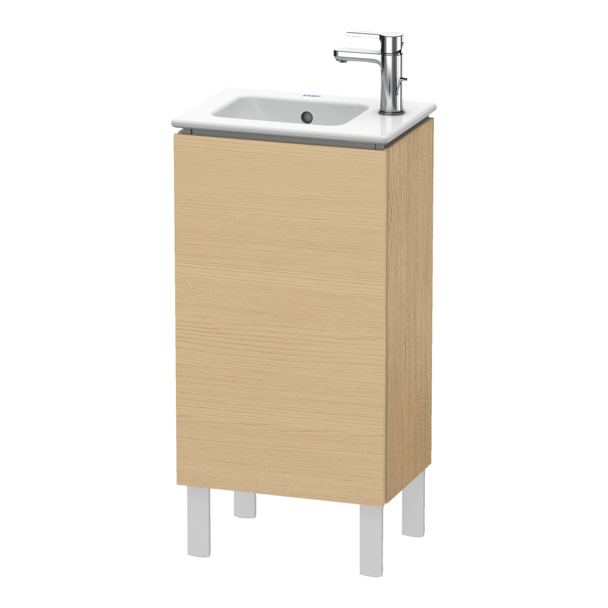 Duravit Waschtischunterschrank L-Cube 42x29,4x70,4cm, steh., T li, Eiche natur