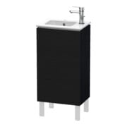 Duravit Waschtischunterschrank L-Cube 42x29,4x70,4cm, steh., T re, Ei schwarz