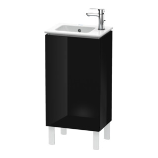 Duravit Waschtischunterschrank L-Cube 42x29,4x70,4cm, steh., Tür li, sw hgl