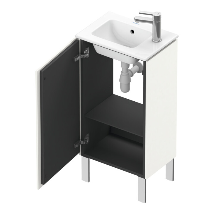 Duravit Waschtischunterschrank L-Cube 42x29,4x70,4cm, steh., Tür li, we. hgl