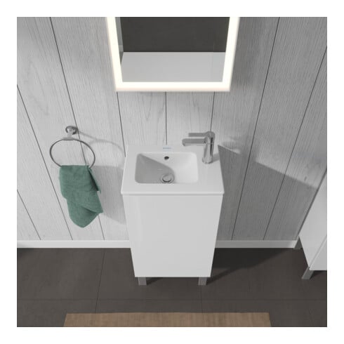 Duravit Waschtischunterschrank L-Cube 42x29,4x70,4cm, steh., Tür li, we. hgl