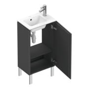 Duravit Waschtischunterschrank L-Cube 42x29,4x70,4cm, steh., Tür re, graph ma-2