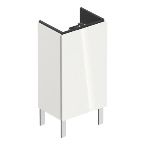 Duravit Waschtischunterschrank L-Cube 42x29,4x70,4cm, steh., Tür re, we. hgl
