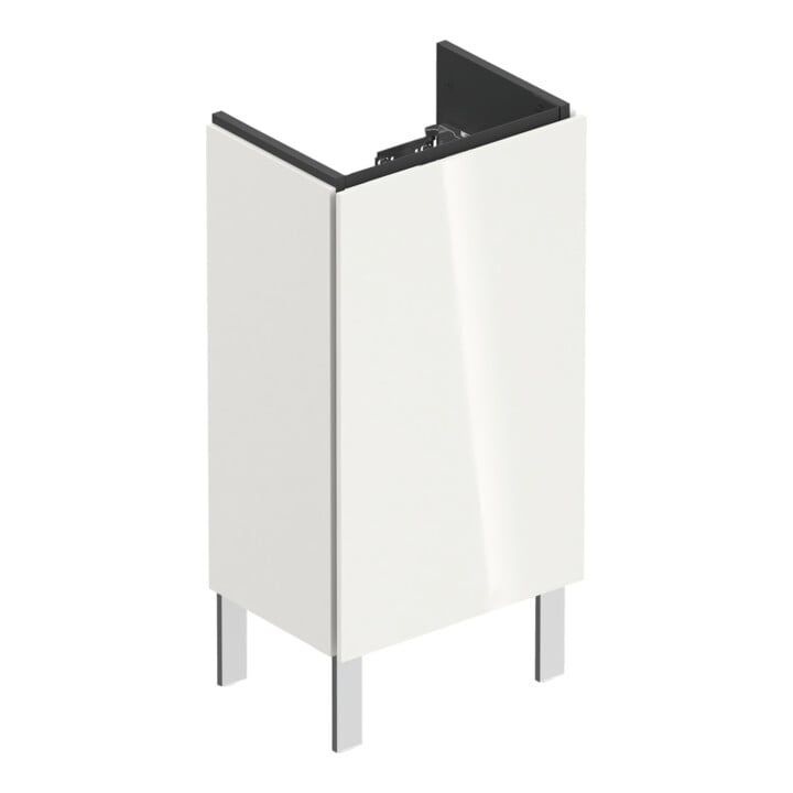 Duravit Waschtischunterschrank L-Cube 42x29,4x70,4cm, steh., Tür re, we. hgl