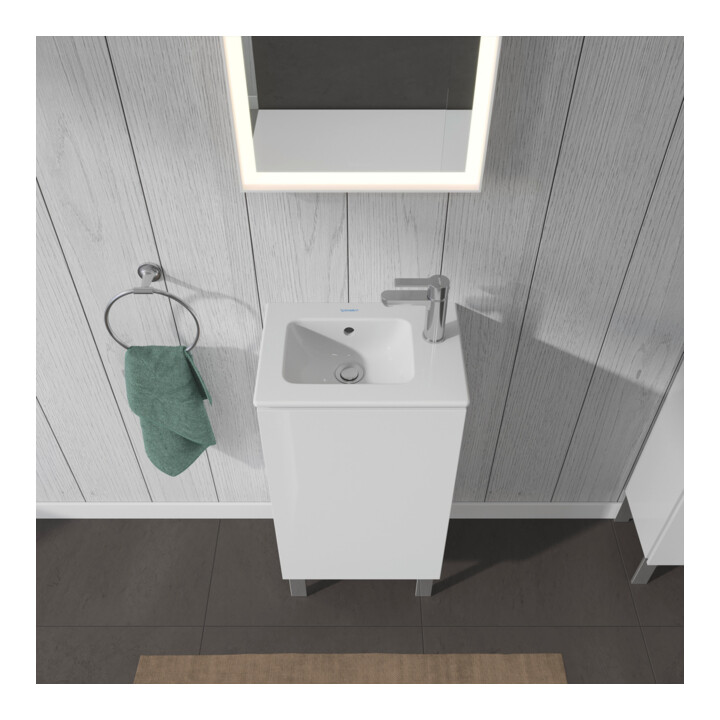 Duravit Waschtischunterschrank L-Cube 42x29,4x70,4cm, steh., Tür re, we. hgl