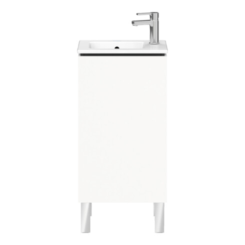 Duravit Waschtischunterschrank L-Cube 42x29,4x70,4cm, steh., Tür re, weiß matt