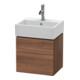 Duravit Waschtischunterschrank L-Cube 43,4x34,1x40cm, wandhängend, Tür li, Nussb Nat-1