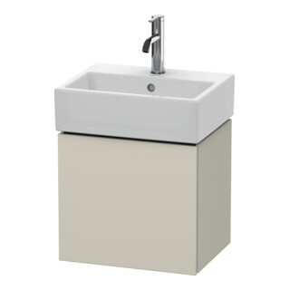 Duravit Waschtischunterschrank L-Cube 43,4x34,1x40cm, wandhängend, Tür li, Tau matt