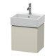 Duravit Waschtischunterschrank L-Cube 43,4x34,1x40cm, wandhängend, Tür li, Tau matt-1
