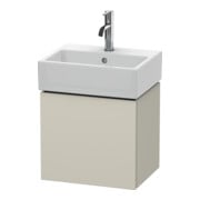 Duravit Waschtischunterschrank L-Cube 43,4x34,1x40cm, wandhängend, Tür li, Tau matt