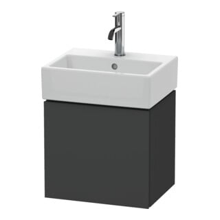 Duravit Waschtischunterschrank L-Cube 43,4x34,1x40cm, wandhängend, Tür re, graph ma