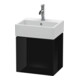 Duravit Waschtischunterschrank L-Cube 43,4x34,1x40cm, wandhängend, Tür re, sw hgl-1