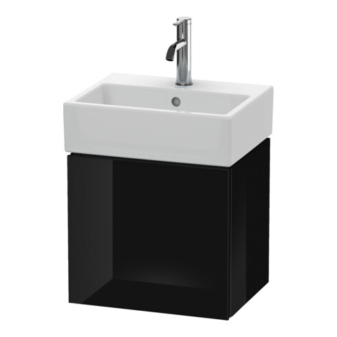 Duravit Waschtischunterschrank L-Cube 43,4x34,1x40cm, wandhängend, Tür re, sw hgl
