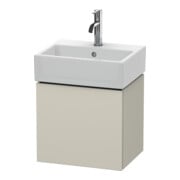 Duravit Waschtischunterschrank L-Cube 43,4x34,1x40cm, wandhängend, Tür re, Tau matt-1