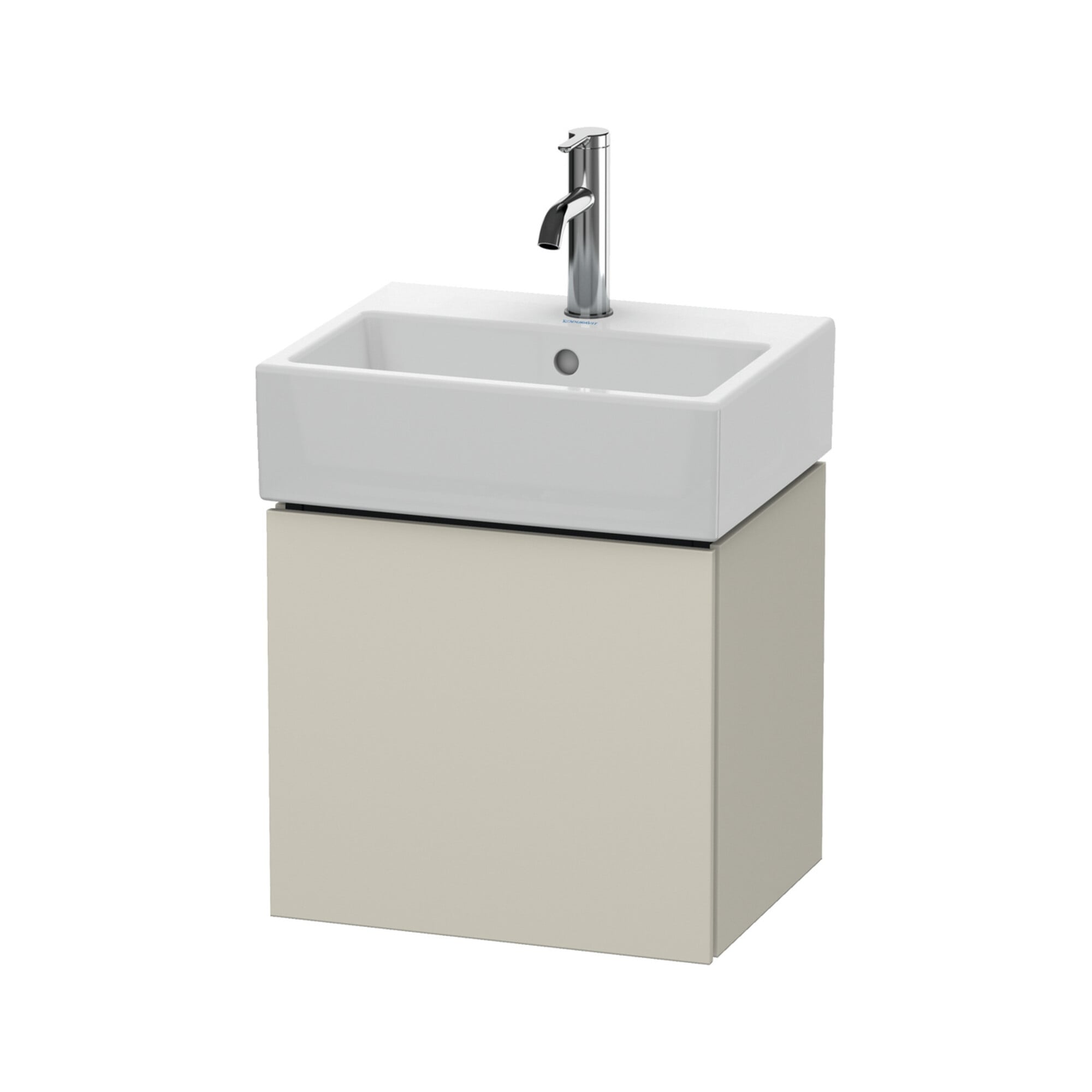 Duravit Waschtischunterschrank L-Cube 43,4x34,1x40cm, wandhängend, Tür re, Tau matt