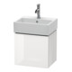 Duravit Waschtischunterschrank L-Cube 43,4x34,1x40cm, wandhängend, Tür re, we. hgl-1