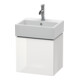 Duravit Waschtischunterschrank L-Cube 43,4x34,1x40cm, wandhängend, Tür re, we. hgl-1