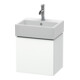 Duravit Waschtischunterschrank L-Cube 43,4x34,1x40cm, wandhängend, Tür re, we. matt