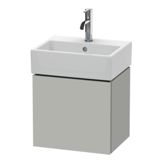Duravit Waschtischunterschrank L-Cube 43,4x34,1x40cm, wd, Tür li, betongr ma